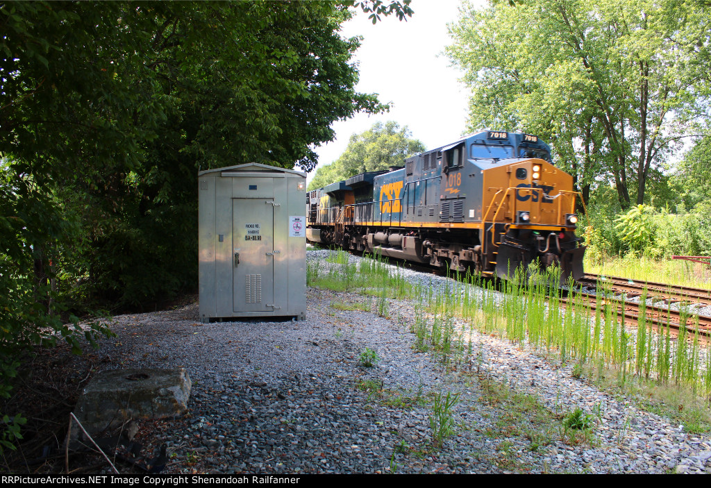 Old CSX crossing block